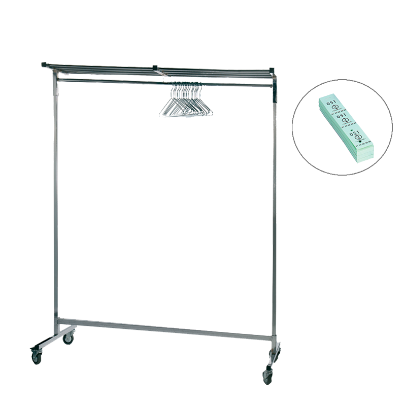 Coat Rail H177 X L150 cm (with 50 Hanger)