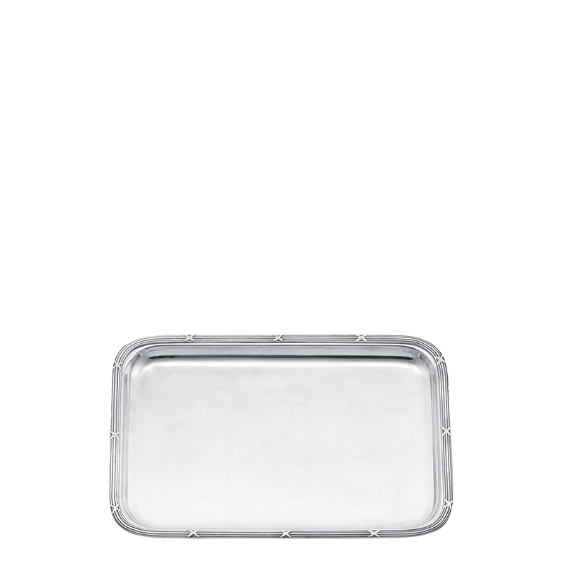Louis Xiv Tray Silver 30 X 40 cm