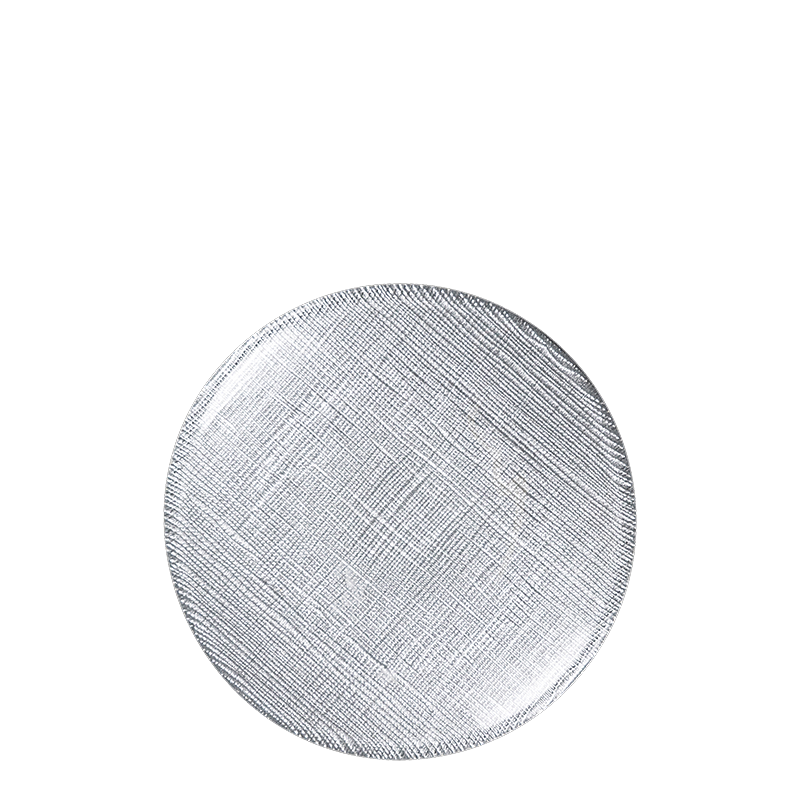 Strass Bread Plate Silver Ø 14 cm