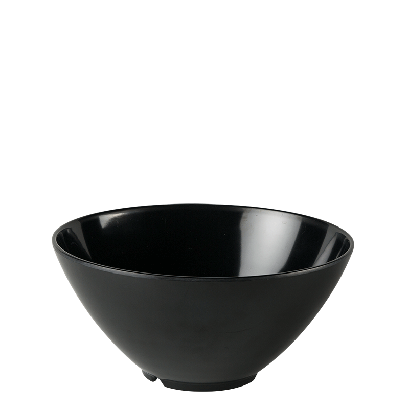Resin Serving Bowl Black Ø 28 cm H 15,5 cm 380 cl