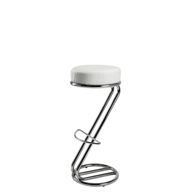 Z Stool White H 80/81 cm