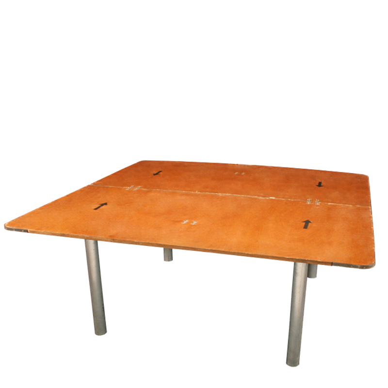 Trestle table 153cm x 153cm (L 60.23