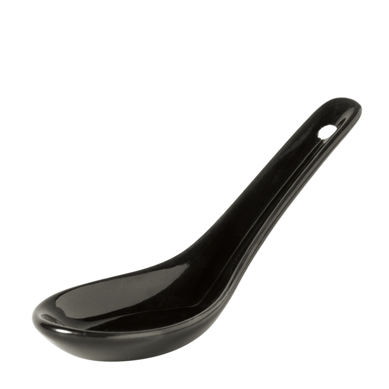 Tasting spoon black 4 x 13 cm H 4.5 cm