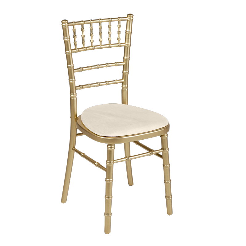 Bamboo chair in gold