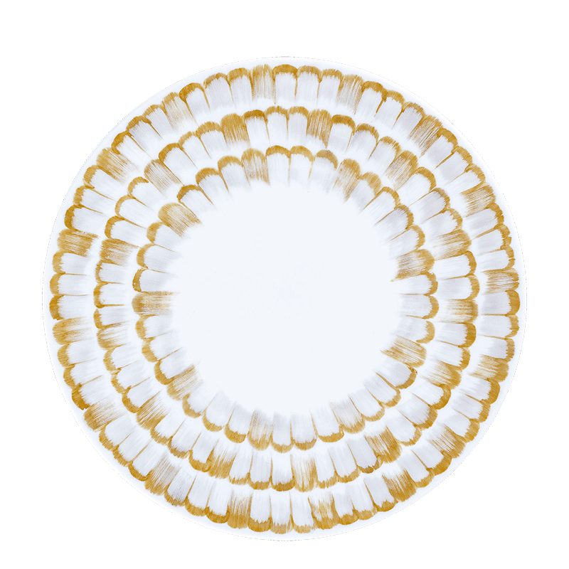 Feather presentation plate Ø 30 cm