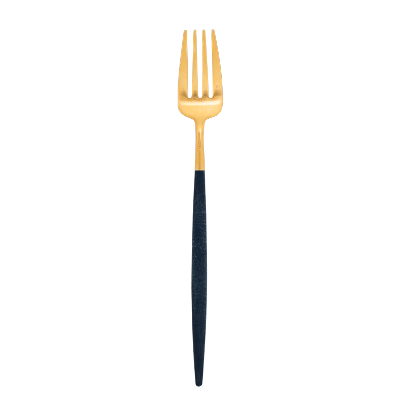Cutipol blue and gold fork