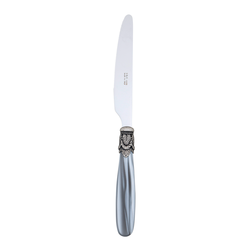 Grey and Silver Mother of Pearl Table Knife