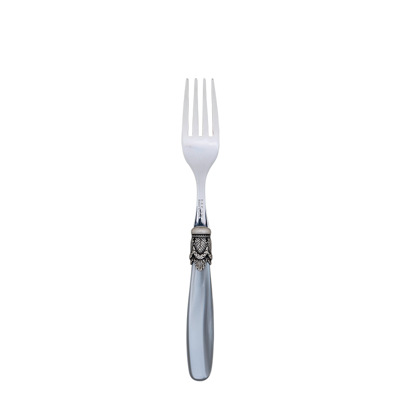 Grey and Silver Mother of Pearl Dessert Fork