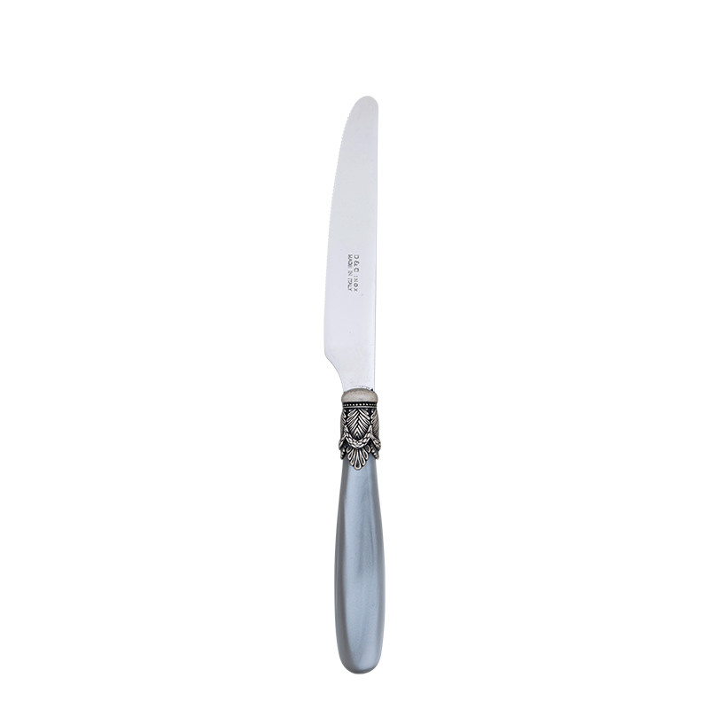 Grey and Silver Mother of Pearl Dessert Knife
