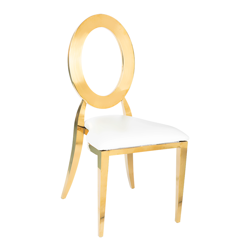 Divine Gold Chair with coloured seat pad