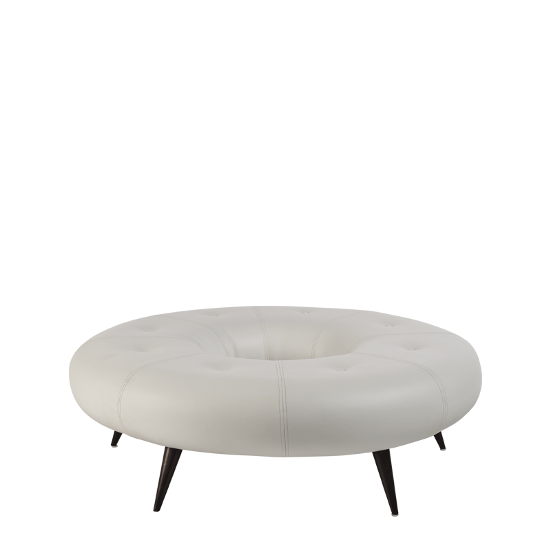 Polo Ottoman in White