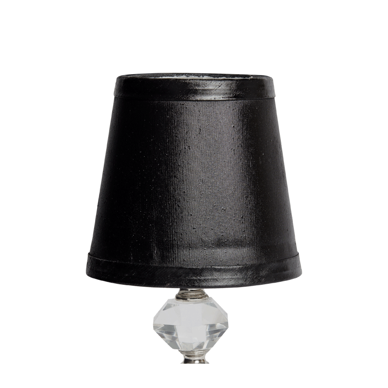 Retro Crystal Lamp Shade in Black