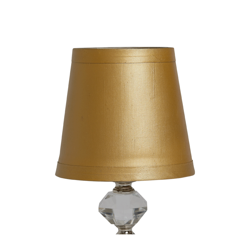 Retro Crystal Lamp Shade in Gold