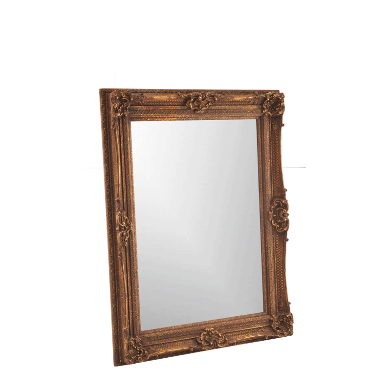 Versailles Mirror Petite in Antique Gold