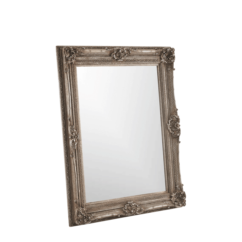 Versailles Mirror Petite in Antique Silver