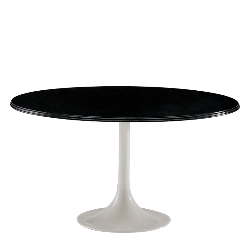 Tulip Coffee Table with Black Top