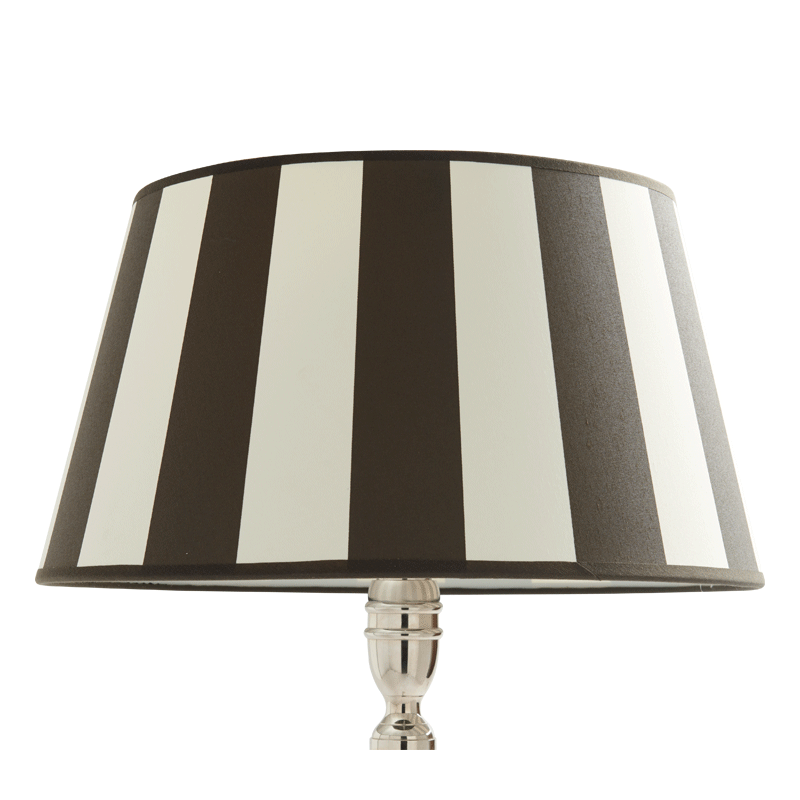Stripes Lamp Shade in Black 16