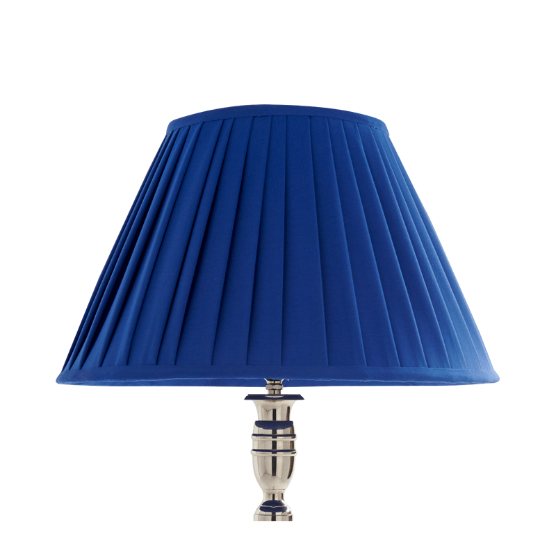 Pleated Lamp Shade in Blue 16