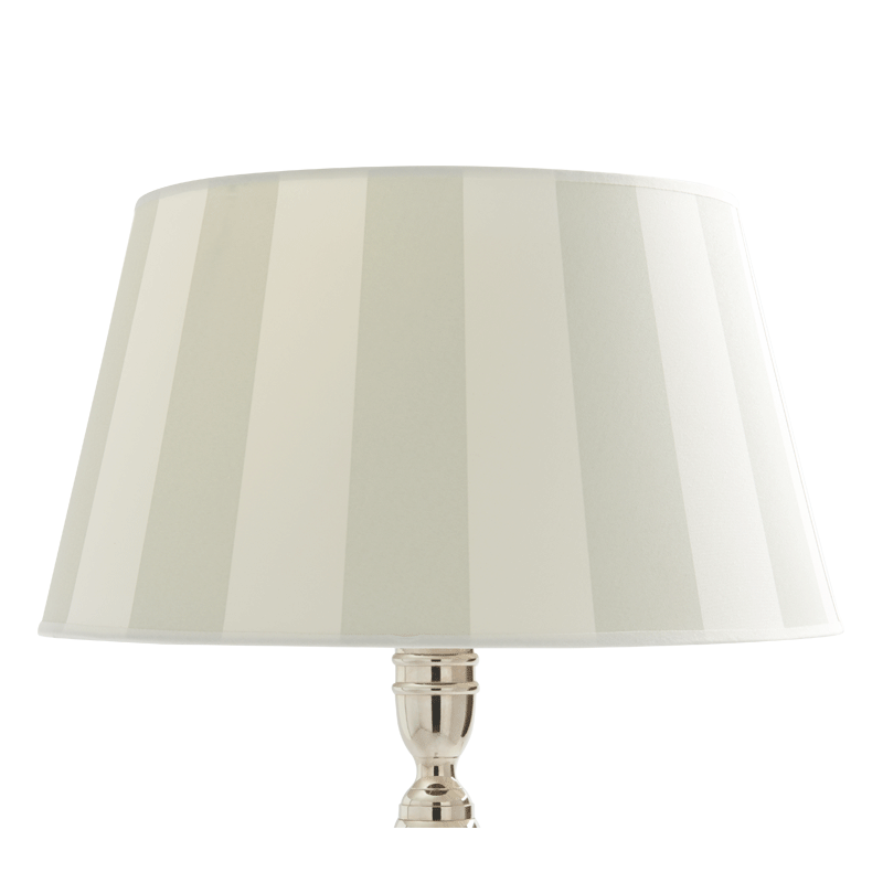 Stripes Lamp Shade in Grey/Ivory 16