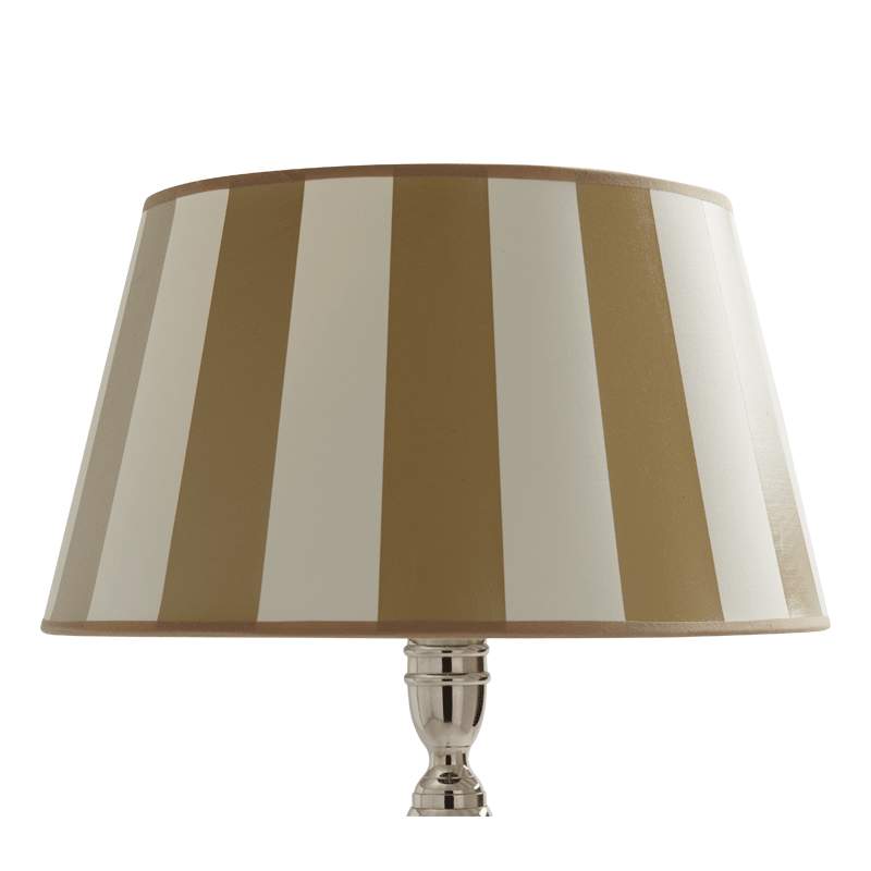 Stripes Lamp Shade in Beige/Ivory 16