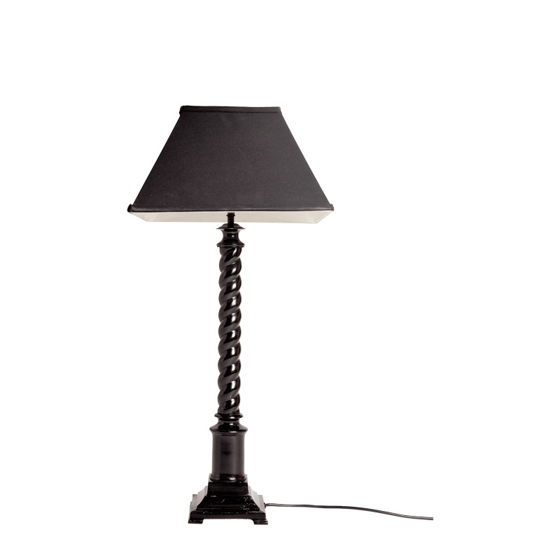Brass Lamp in Black