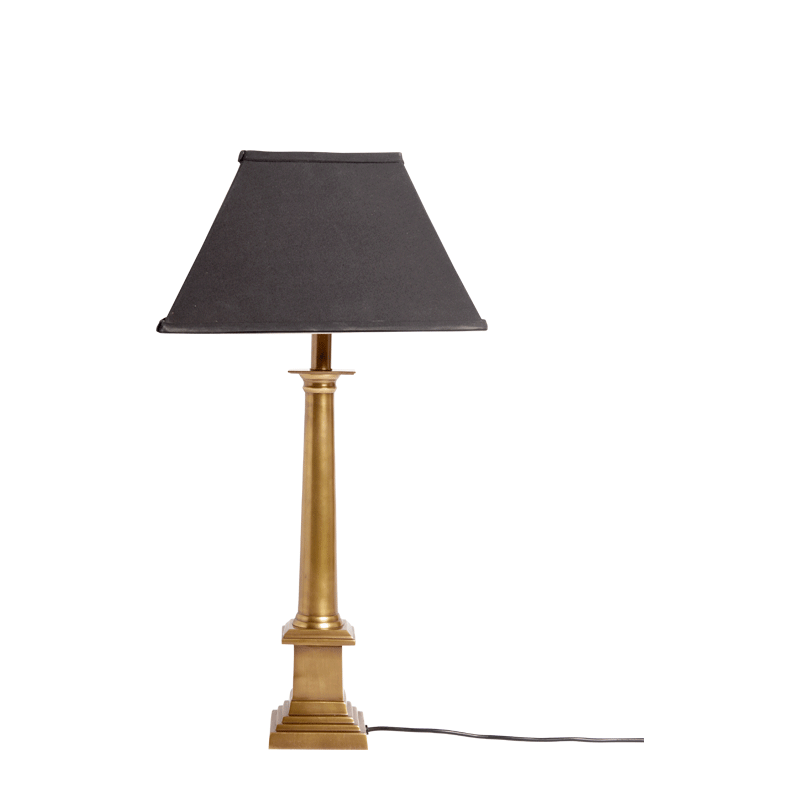 Brass Column Lamp