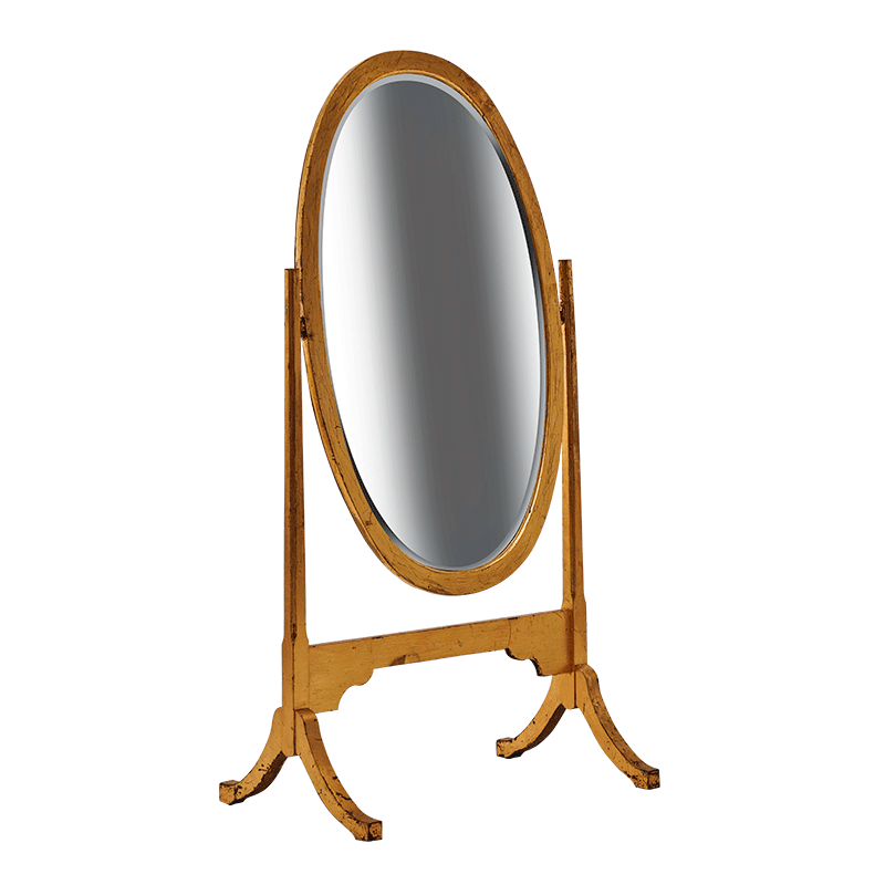 Casanova Swivel Mirror Antique Gold