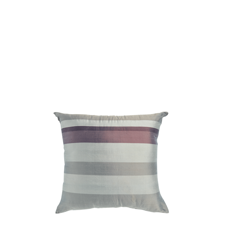 Grey Striped Cushion