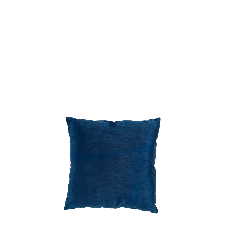 Blue Silk Cushion