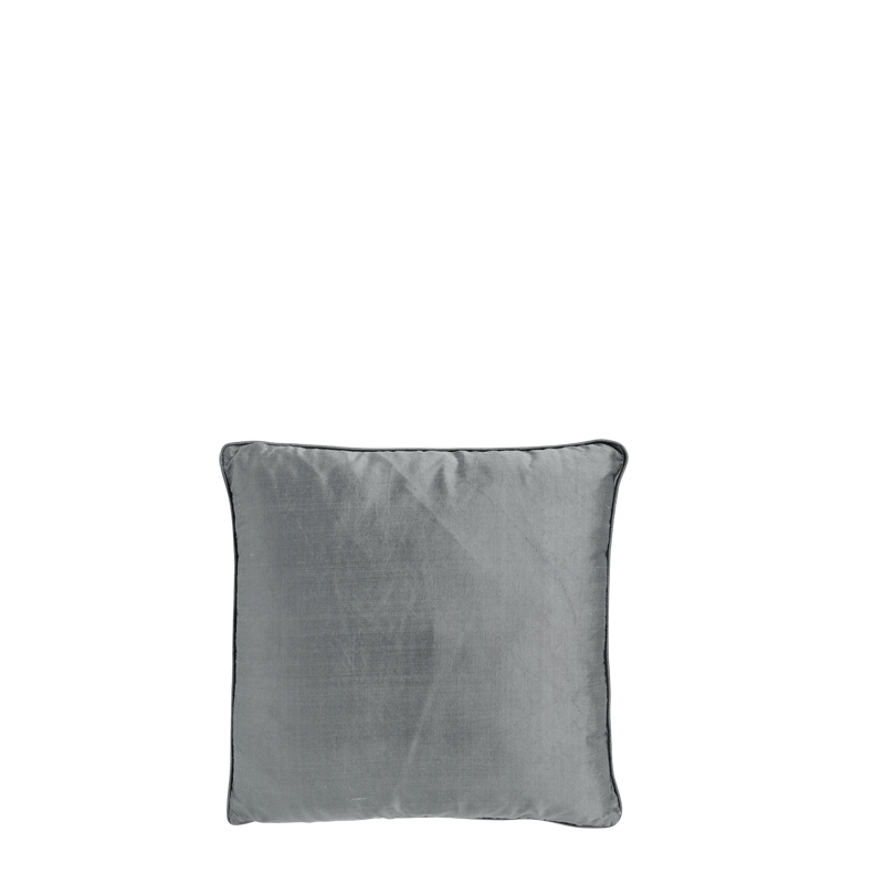 Grey Silk Cushion