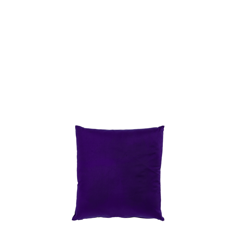 Purple Silk Cushion