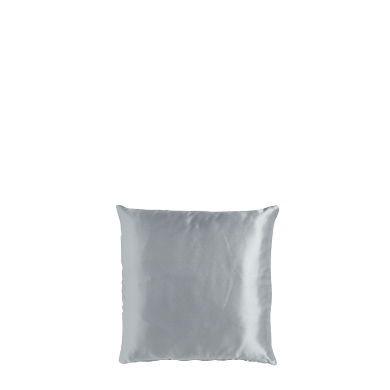 Grey Satin Cushion 
