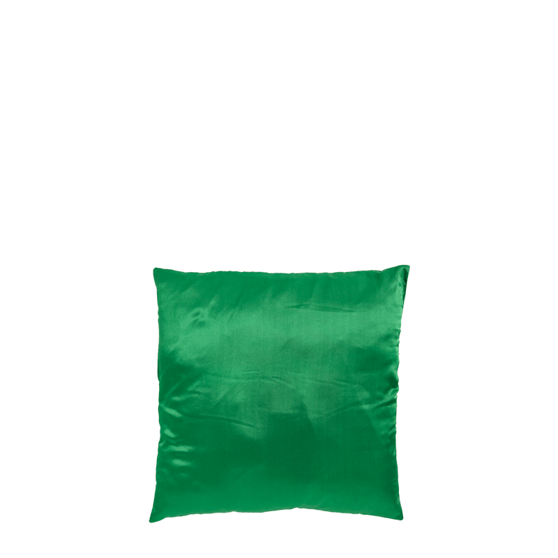 Turquoise Satin Cushion