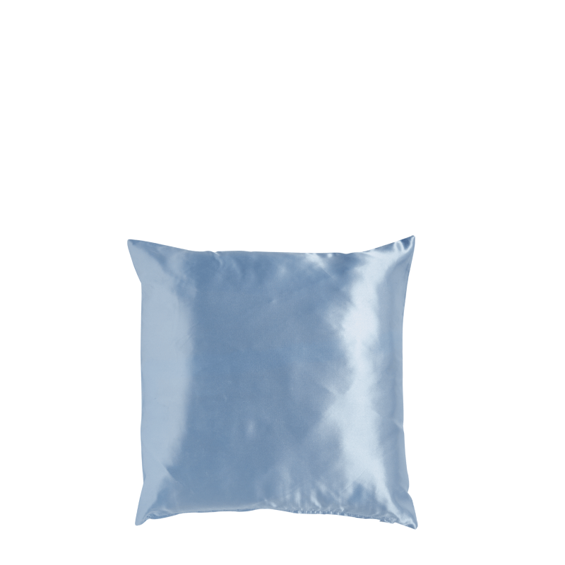 Light Blue Satin Cushion