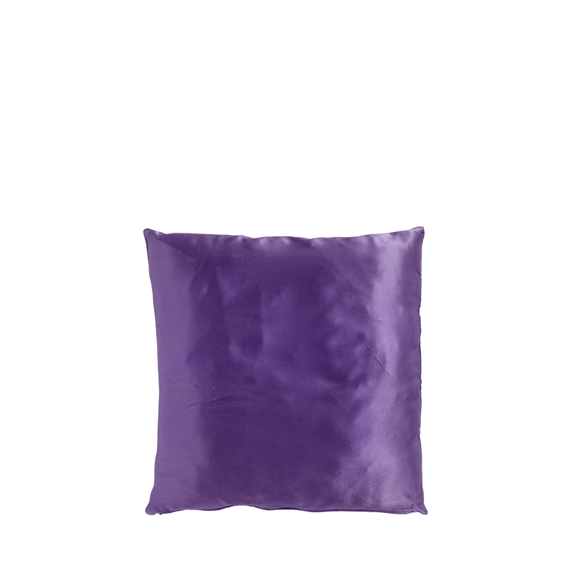 Dark Purple Satin Cushion
