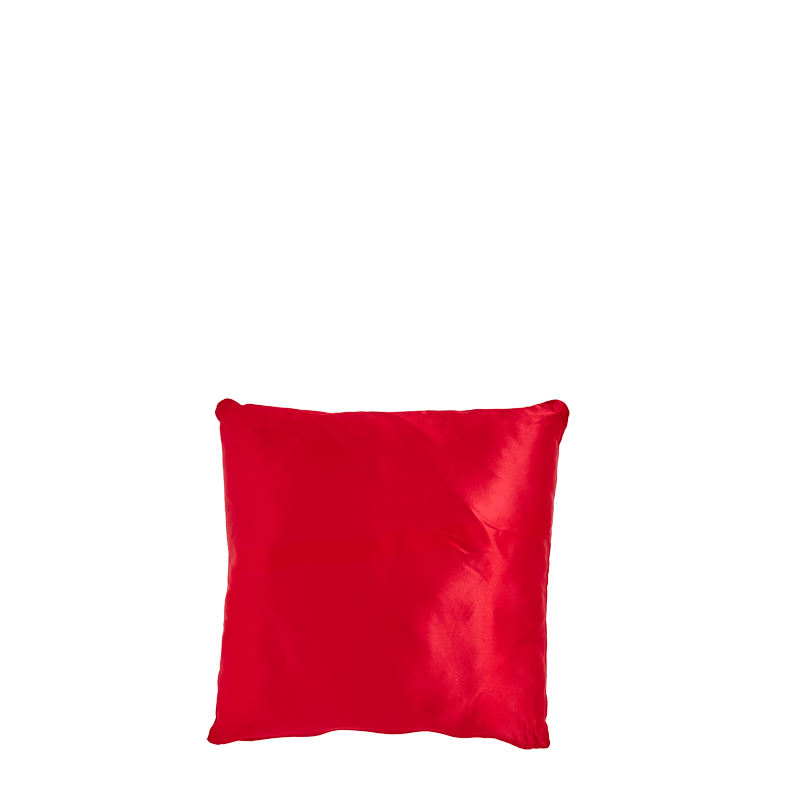 Red Satin Cushion