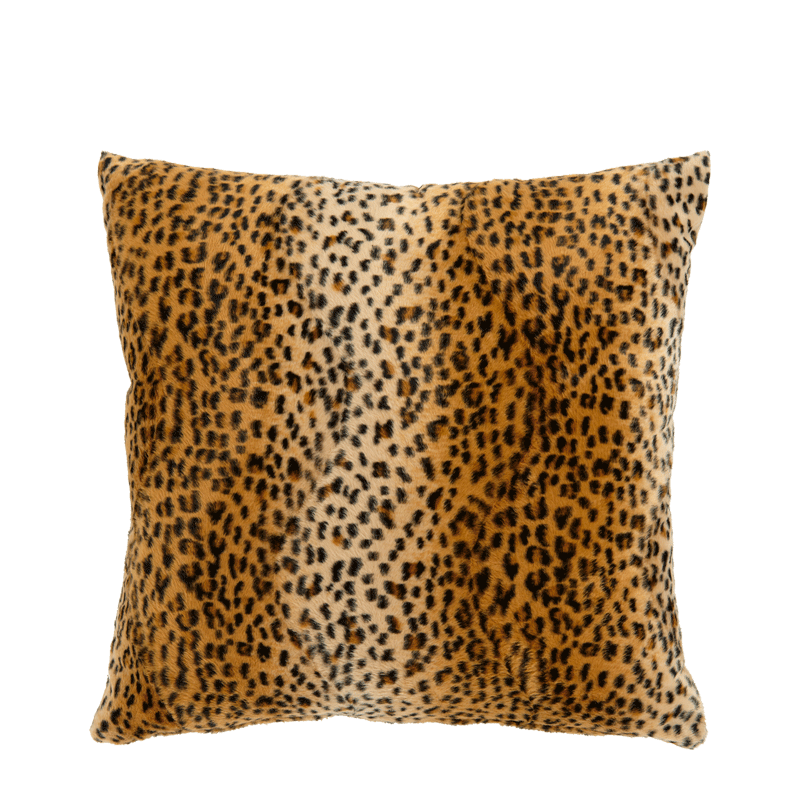 Cushion with Panther Print Dark