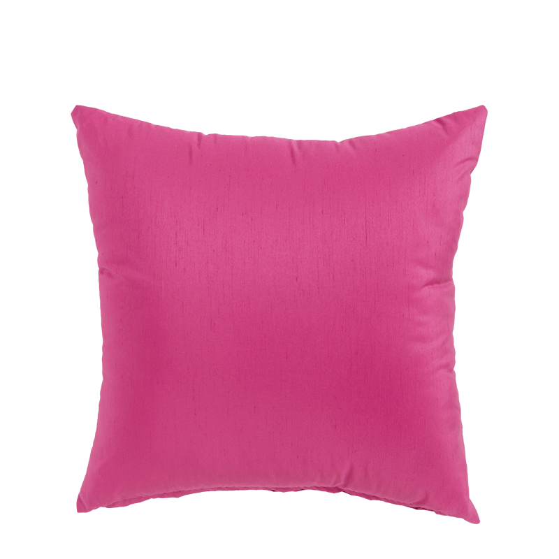 Pink Silk Cushion