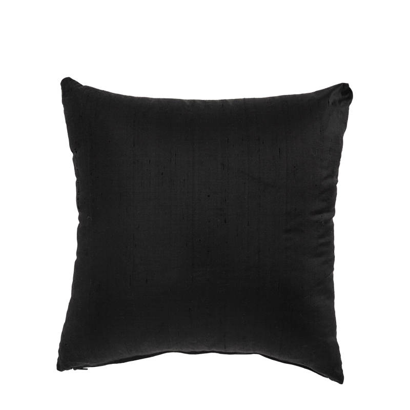 Black Silk Cushion