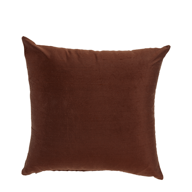 Brown Silk Cushion