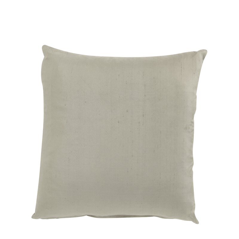 Silver Silk Cushion