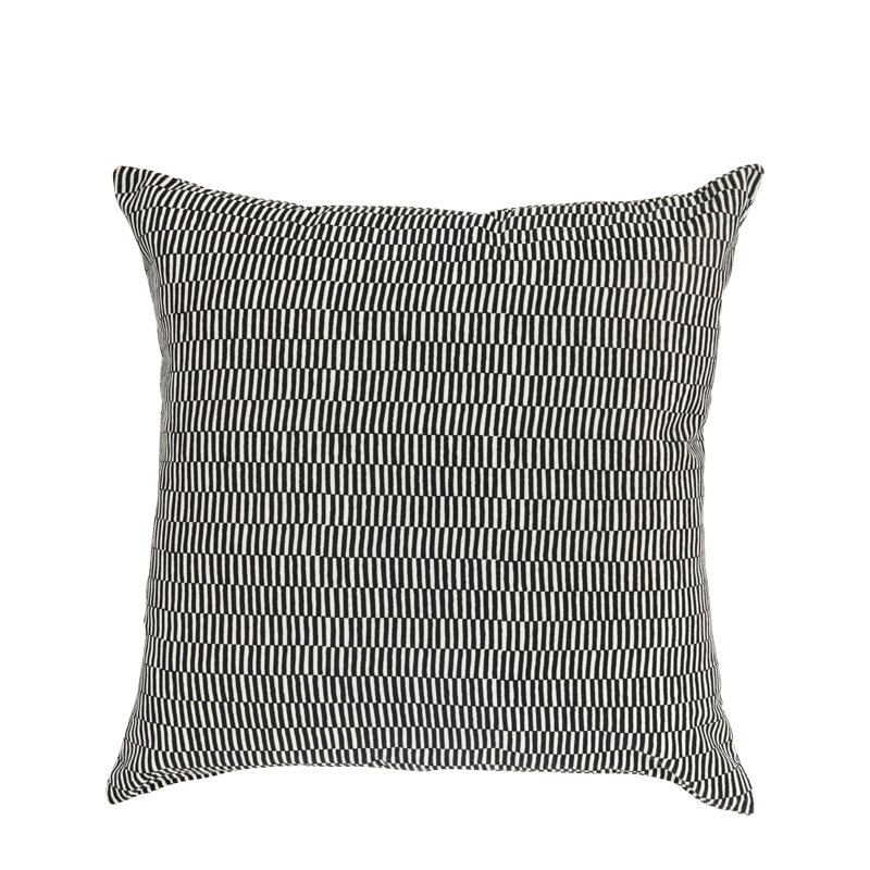Cushion in Velvet with Geometric Design