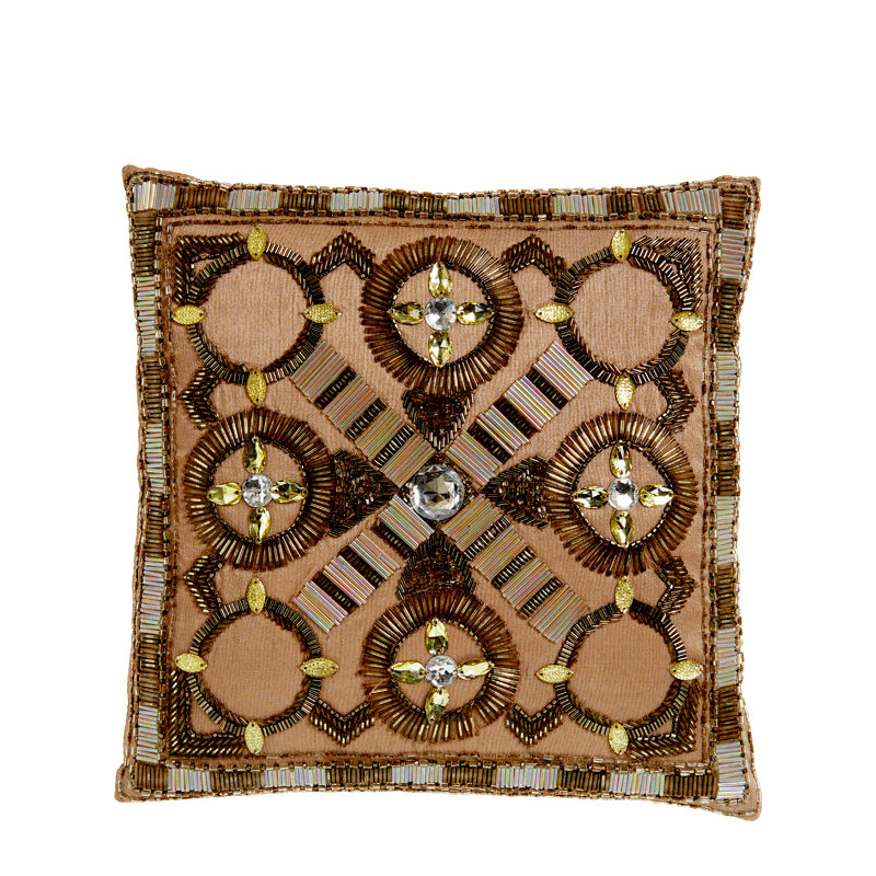 Silk Cushion with Sequins