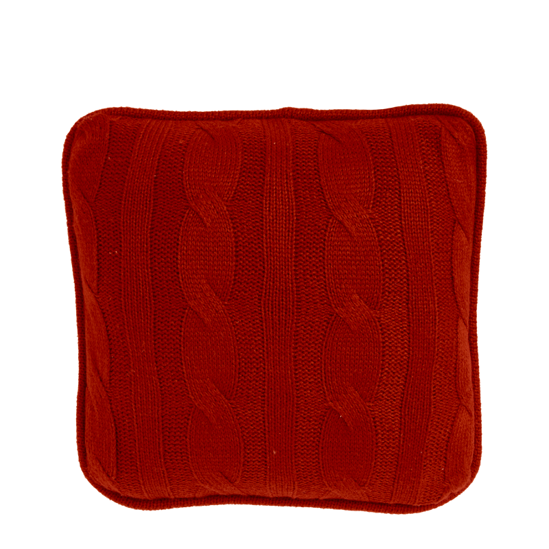 Red Knit Cushion