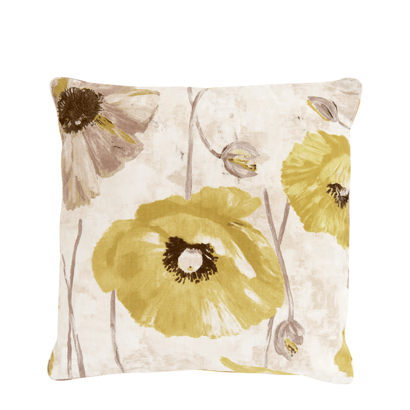 Gold Poppy Cushion