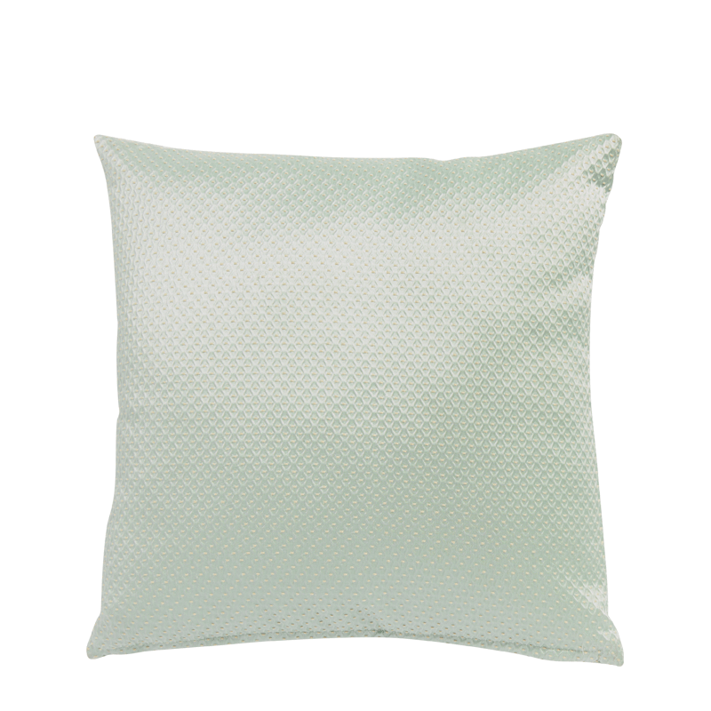 Textured Pale Green Cushion