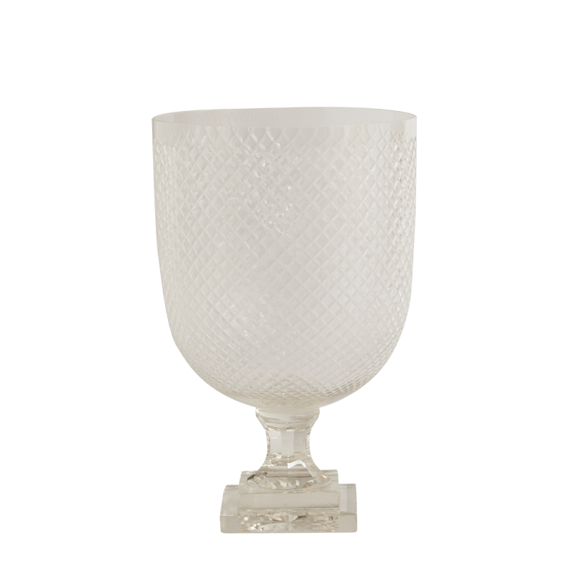 Hurricane Crystal Large Candelabra