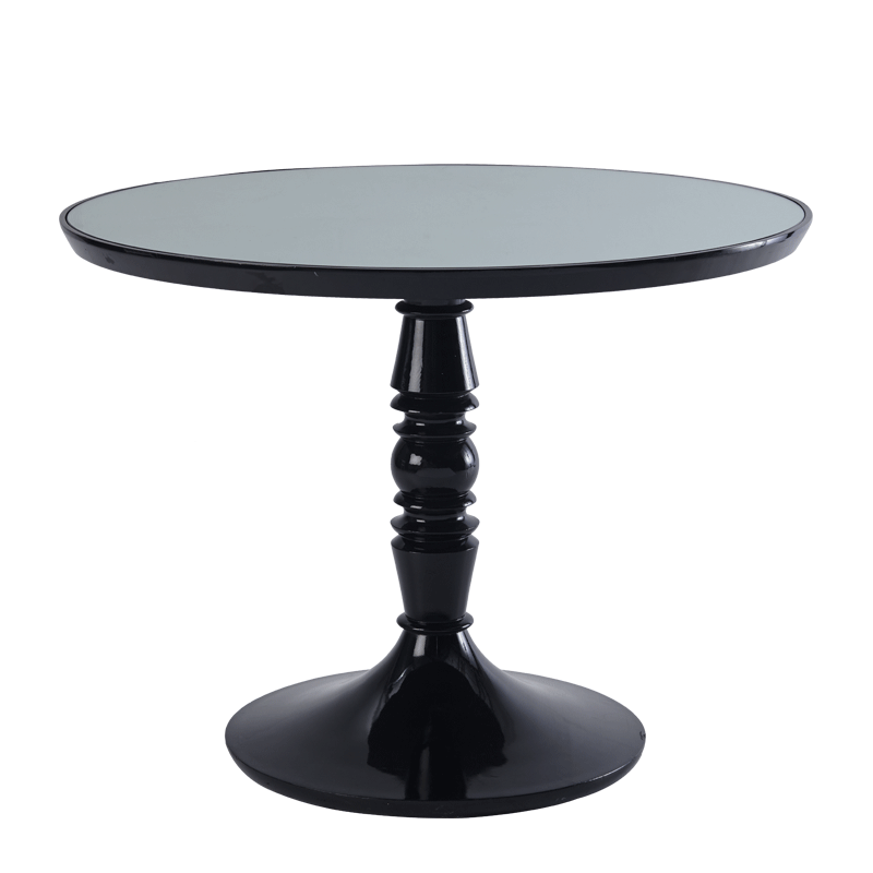 Baroque Café Table in Black