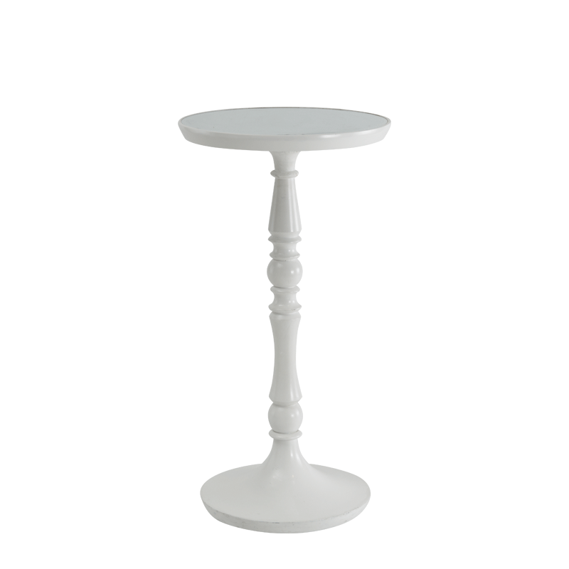 Baroque Poseur Table in White