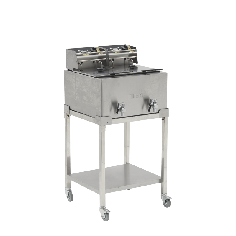Electric double deep fat fryer